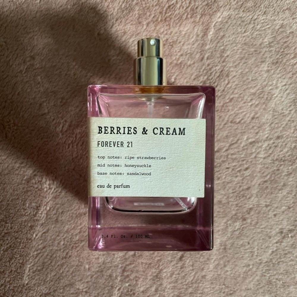 EMPTY Forever 21 Pink Berries & Cream Perfume